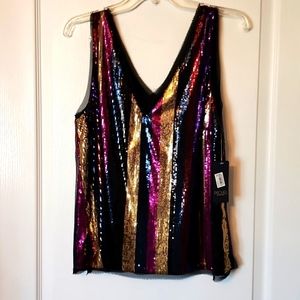 Rachel Roy Sequined Tank